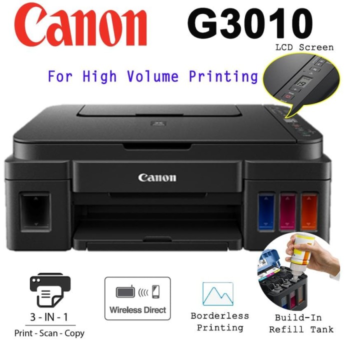 CANON PRINTER G-3010 