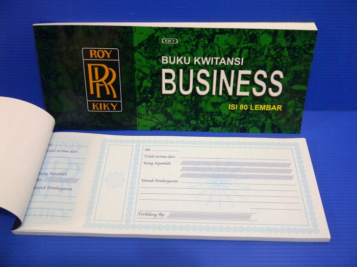KIKY BUKU KWITANSI BUSINES 80 