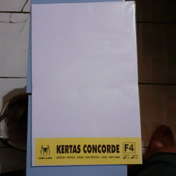KERTAS CONCORD F4 PUTIH TEBAL