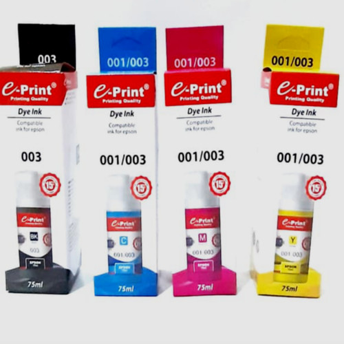E-PRINT TINTA EPSON 003 bk,c,y,m