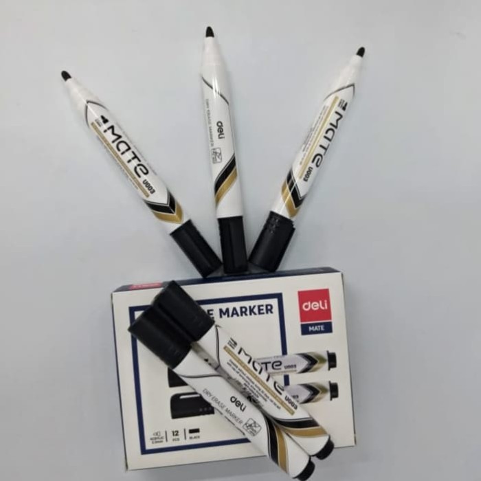 DELI SPIDOL DRY ERASER MARKER U00520 BLACK 