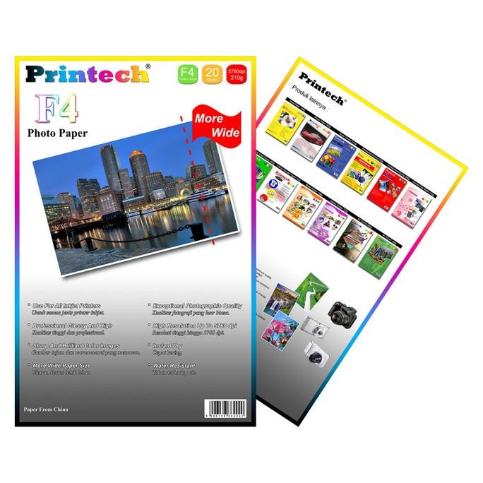 KERTAS FOTO PRINTECH F4 210 GRM