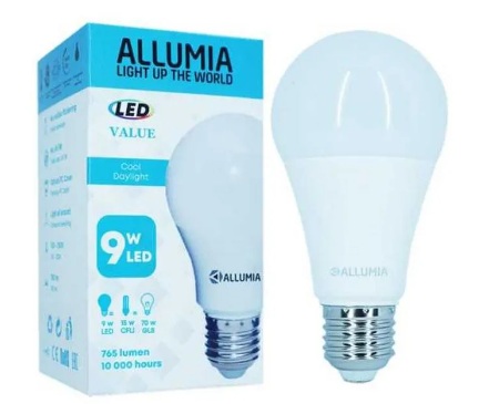 balon lampu 9 watt