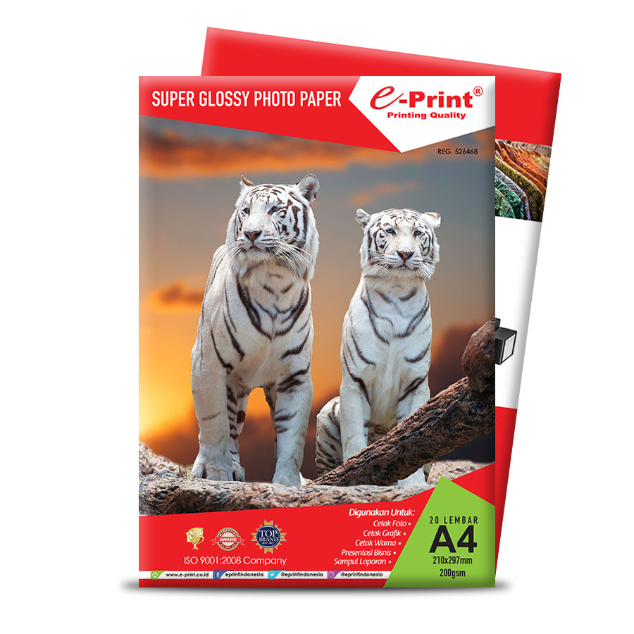 E-PRINT KERTAS FOTO HIGH-GRADE 200GRM A4