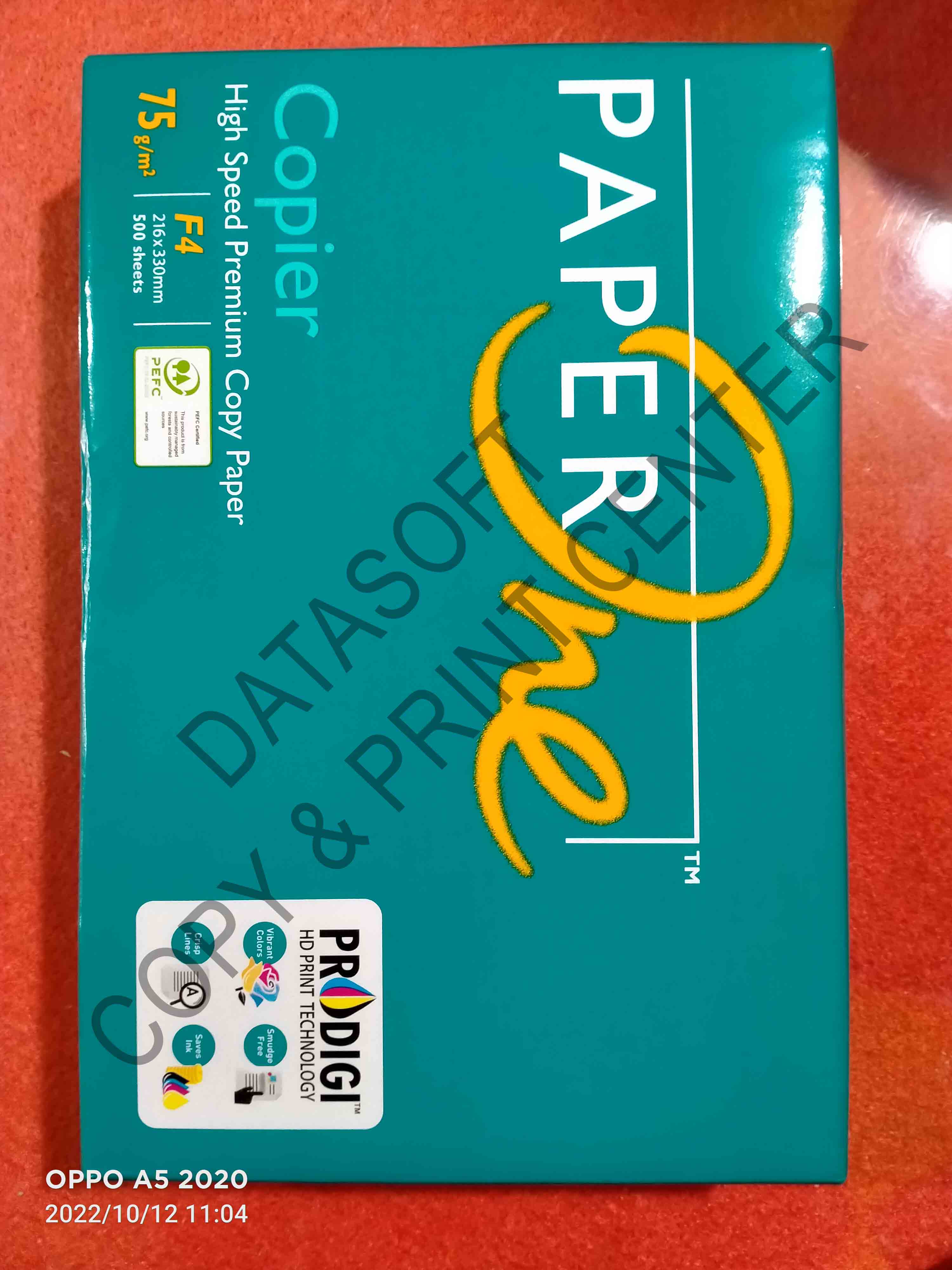 Kertas HVS F4 75 Gsm Paper One 