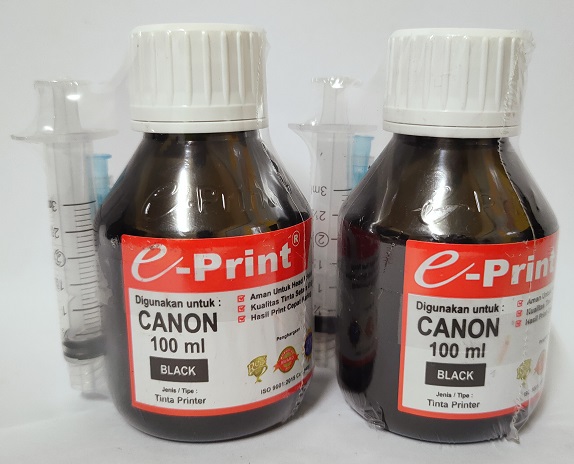 E-PRINT TINTA PRINTER CANON 100ML BK,C,Y,M