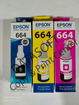TINTA WARNA 664 EPSON ORIGINAL