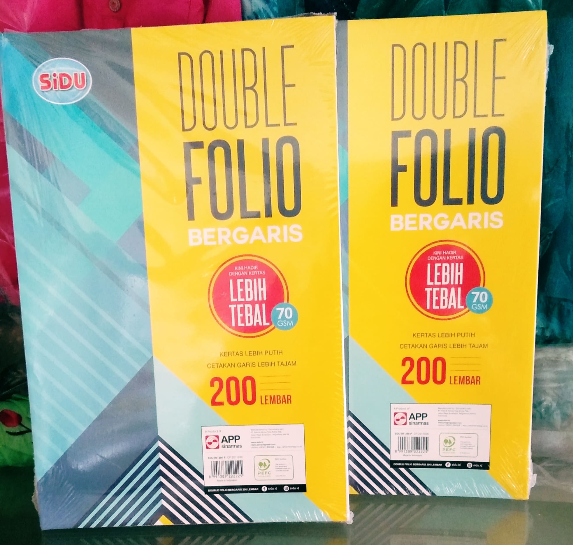 Double Folio bergaris Paperline