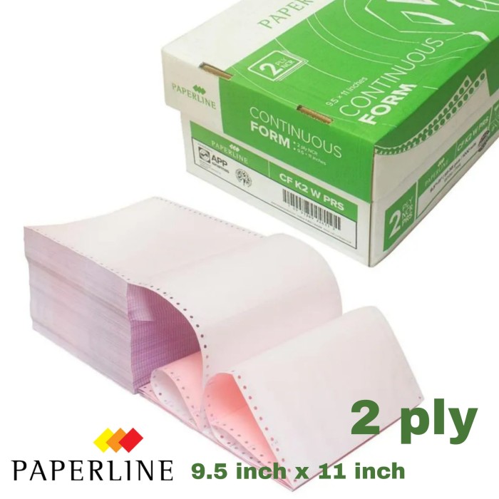 KERTAS KOMPUTER 2 PLY KECIL PRS