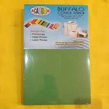 Kertas karton jilid hijau