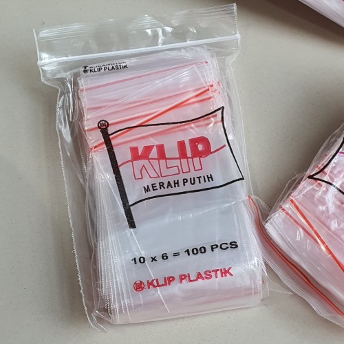 Plastik Klip 6 x 10 (1 Pak Isi 10 Bungkus)