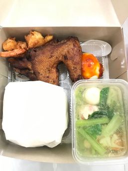 NASI KOTAK CAMPUR BIASA