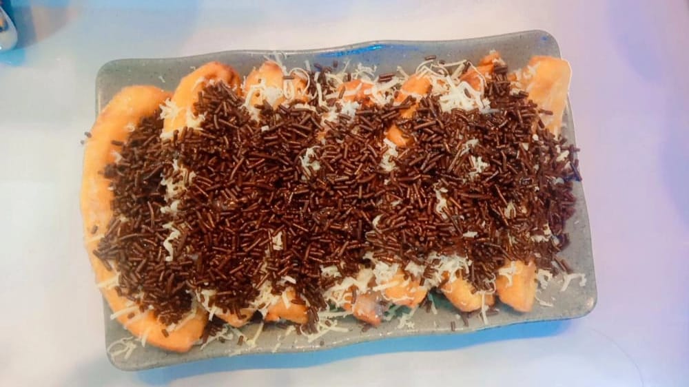 PISANG GORENG COKLAT KEJU