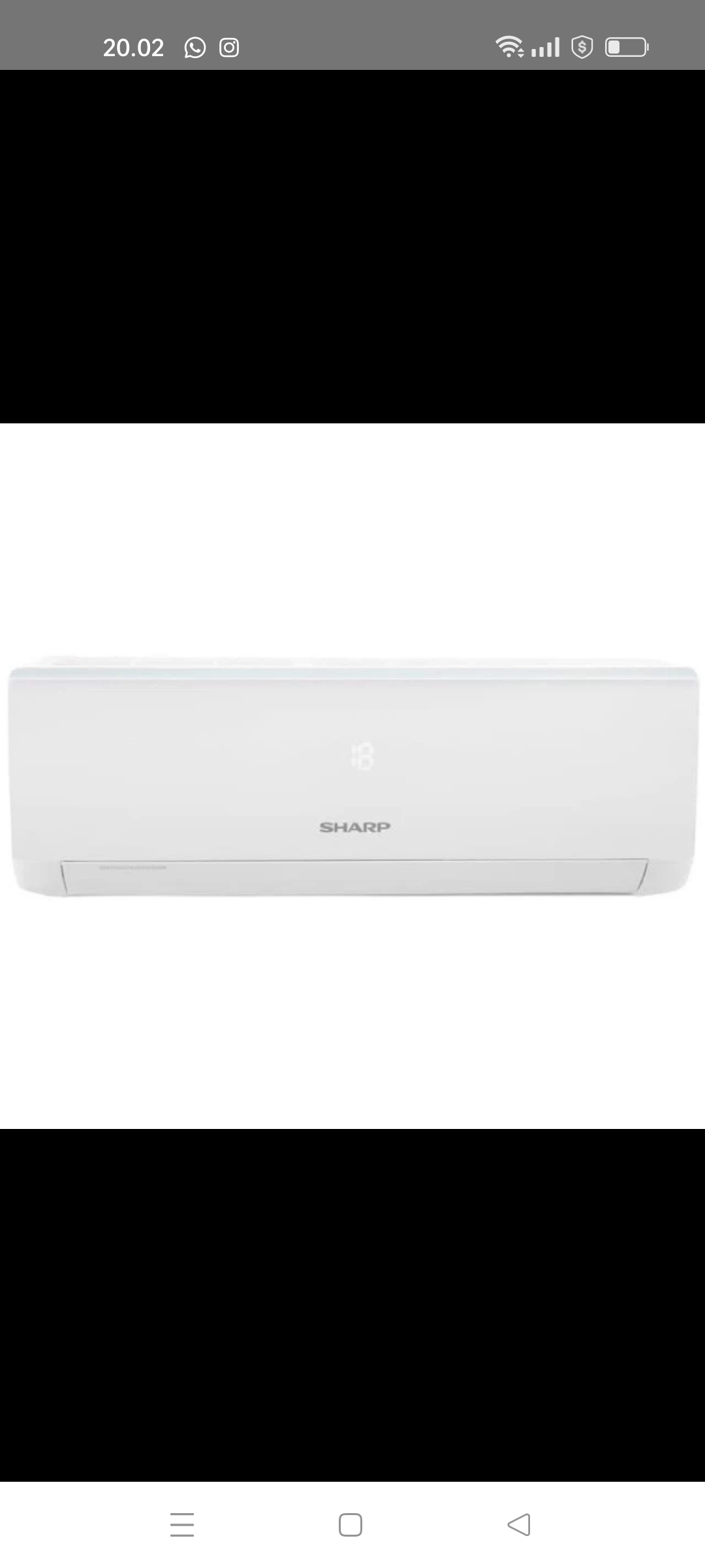AC SHARP 2 PK type AH 18 UCY TURBO COOL