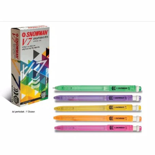 POLPEN SNOWMAN V7 HITAM