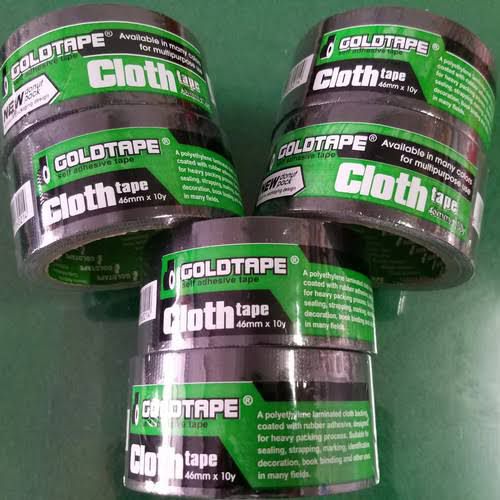 GOLDTAPE PLAKBAN JILID WARNA HITAM 46MM 
