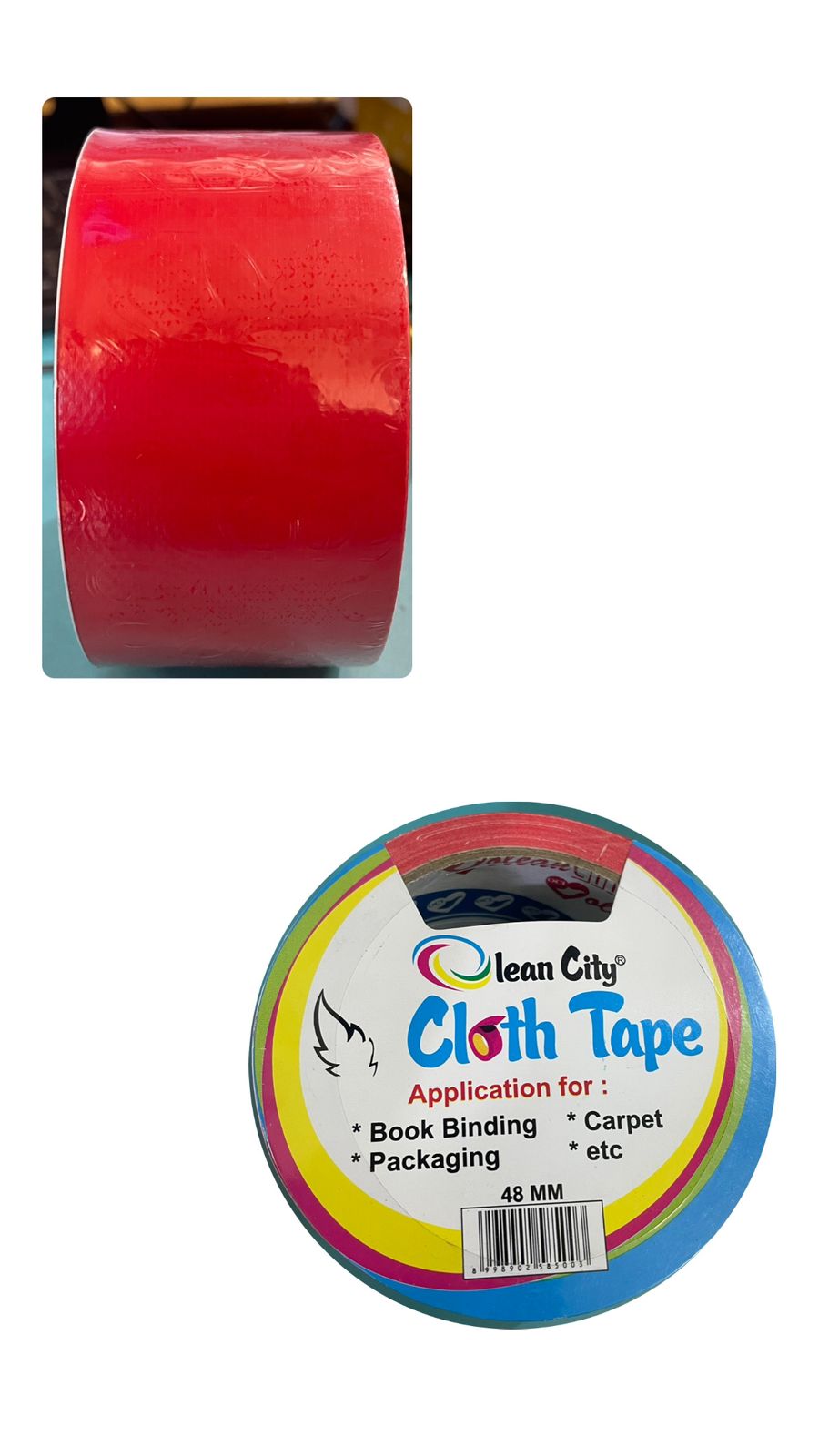 OLEAN CITY PLAKBAN JILID WARNA MERAH 48 MM
