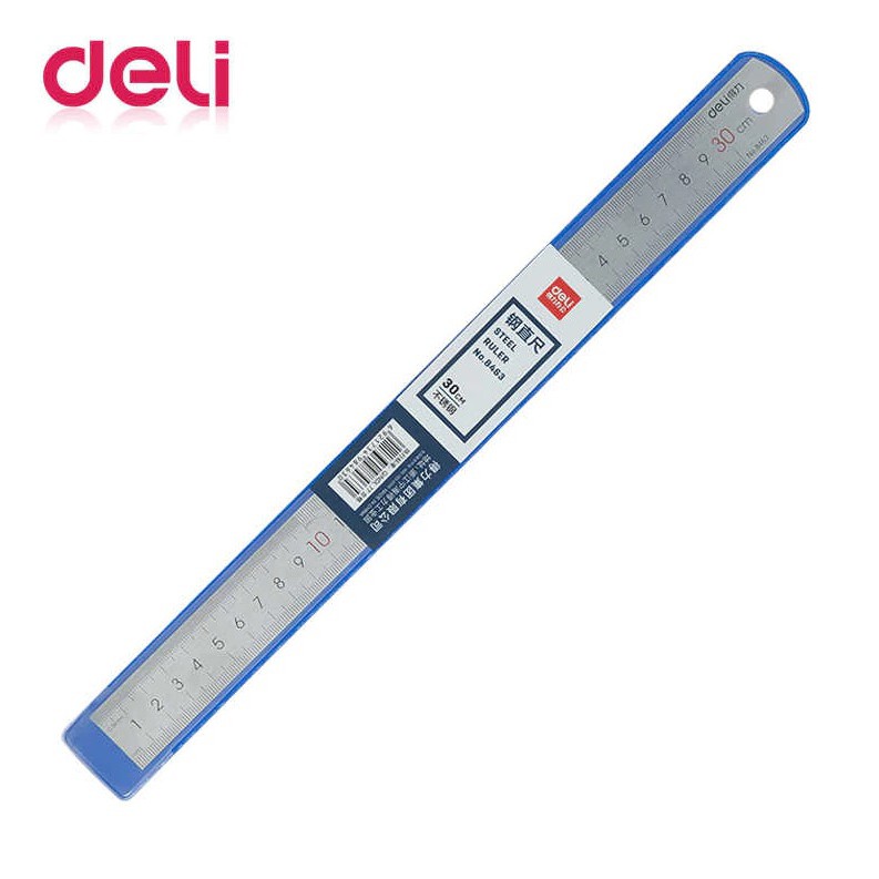 DELI MISTAR BESI 30CM 8463