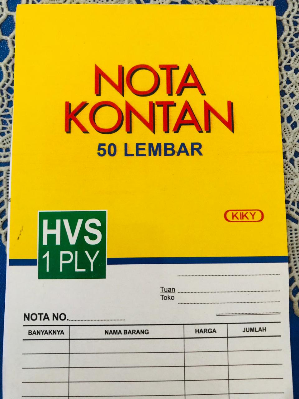 Nota Kontan 1 Ply 50 lbr