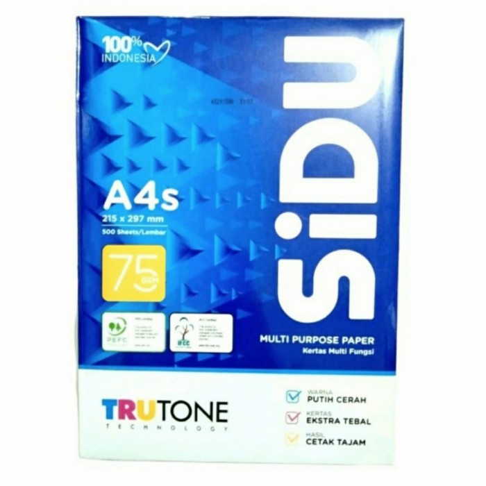 KERTAS HVS A4s 75 gram
