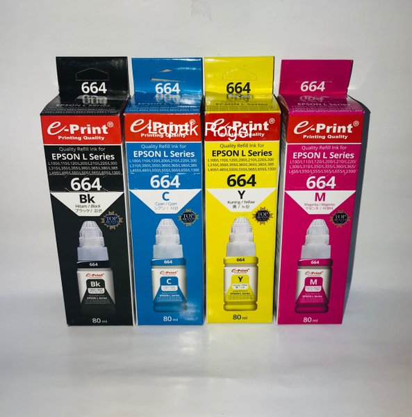 E-PRINT TINTA INFUS EPSON 664 bk,c,y,m