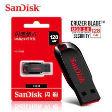 SANDISK FLASH DISK 128 GB CRUZER BLADE