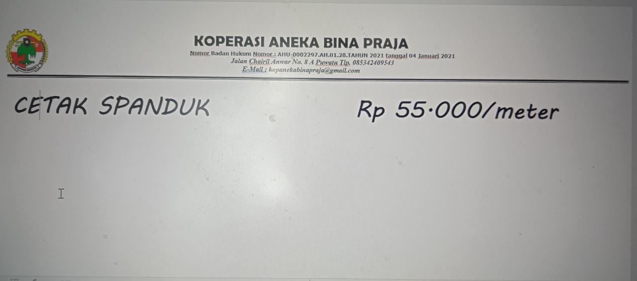 Cetak Spanduk
