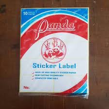 PANDA LABEL UNDANGAN POLOS NO.121