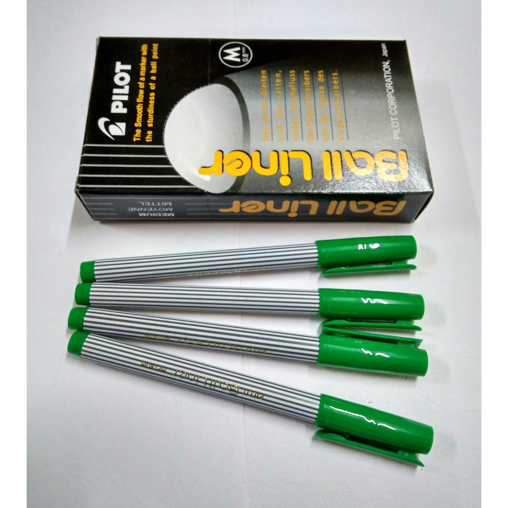 POLPEN PILOT BALLINER HIJAU
