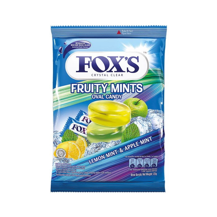 Fox Fruity Mints Oval Candy