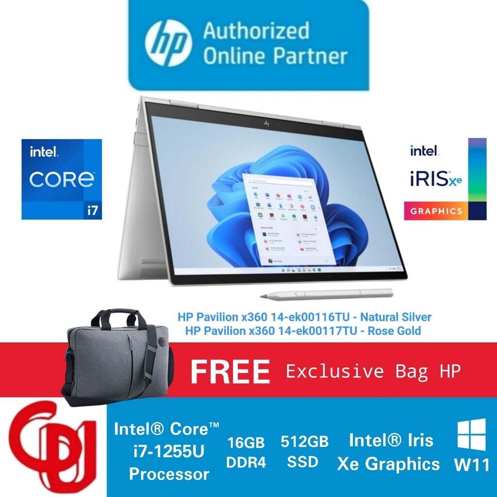 HP Pav X360 14-EK0116TU(Silver)/0117TU(Gold)