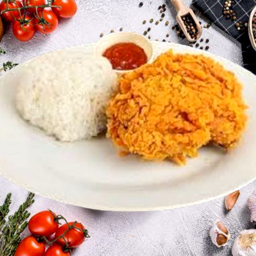 Nasi Ayam Krispy 
