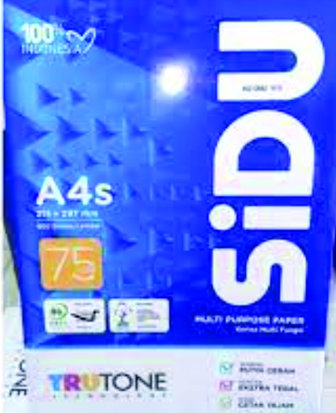 Kertas HVS SIDU A4s 75 gram