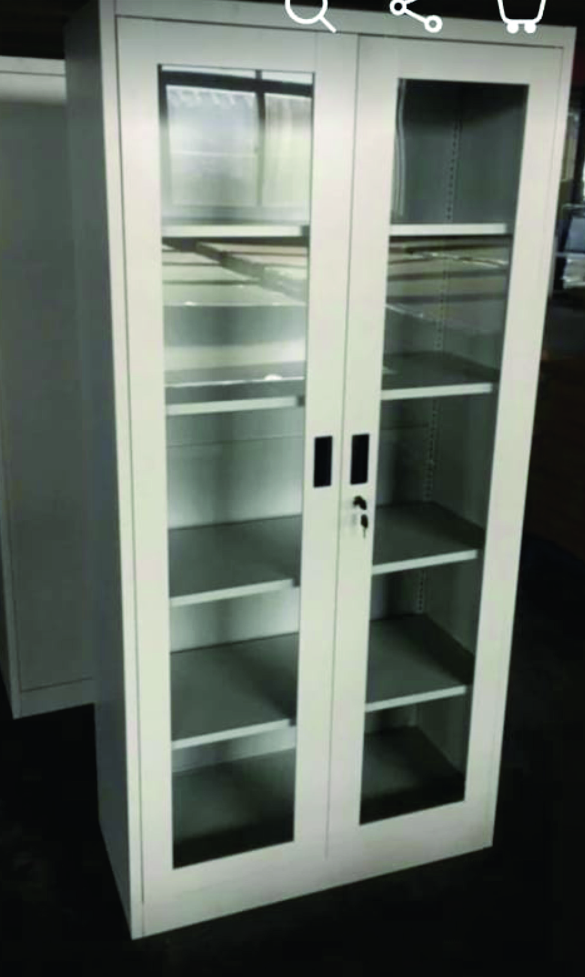 Lemari Arsip  Sedang Pintu (Glass)