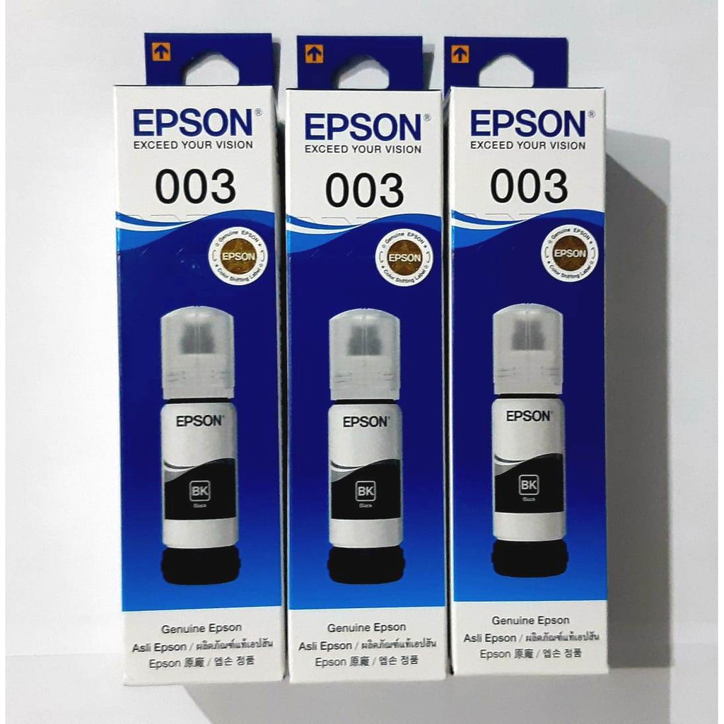 Tinta epson 003 warna hitam