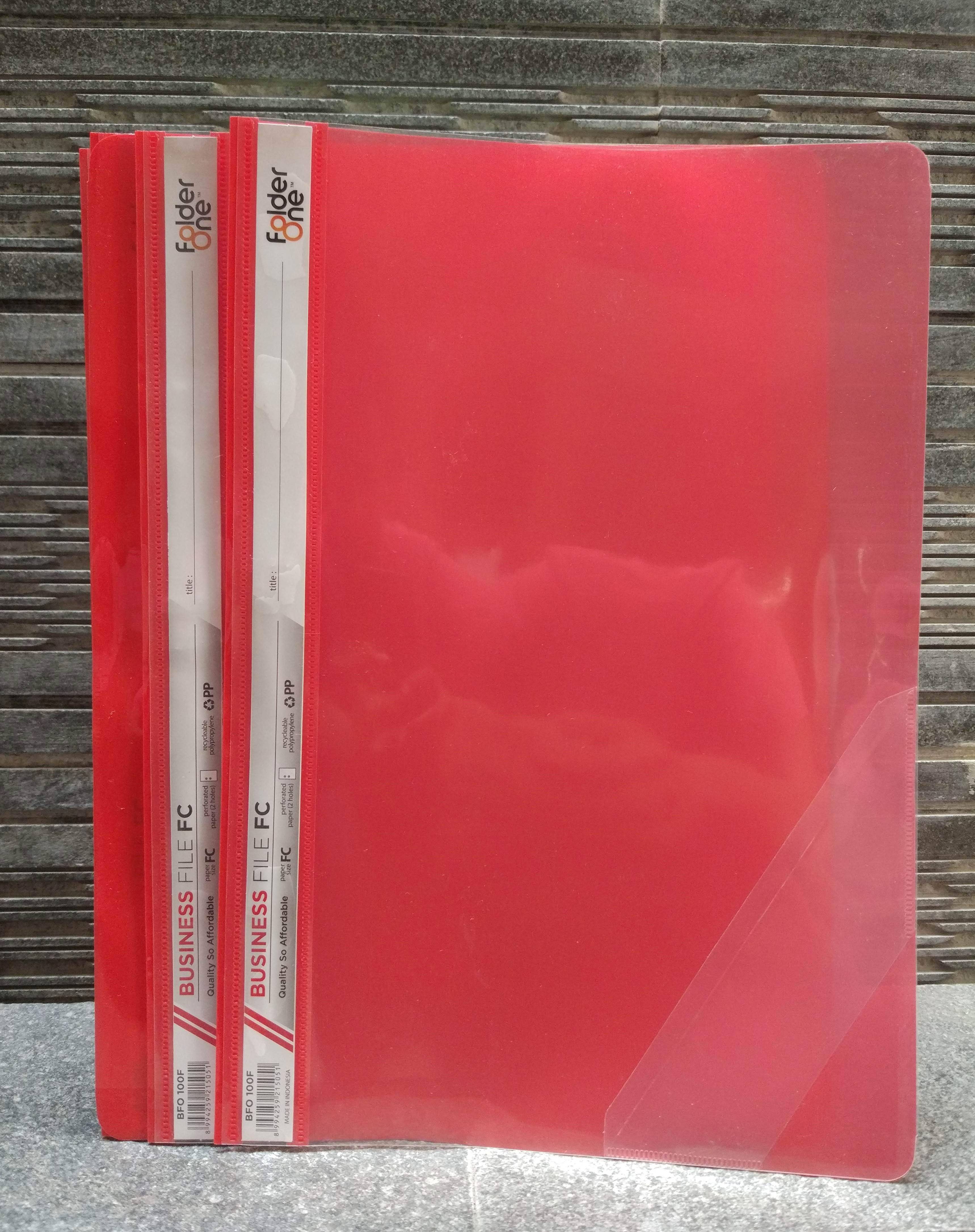 Map Plastik Snelhecter Warna Merah