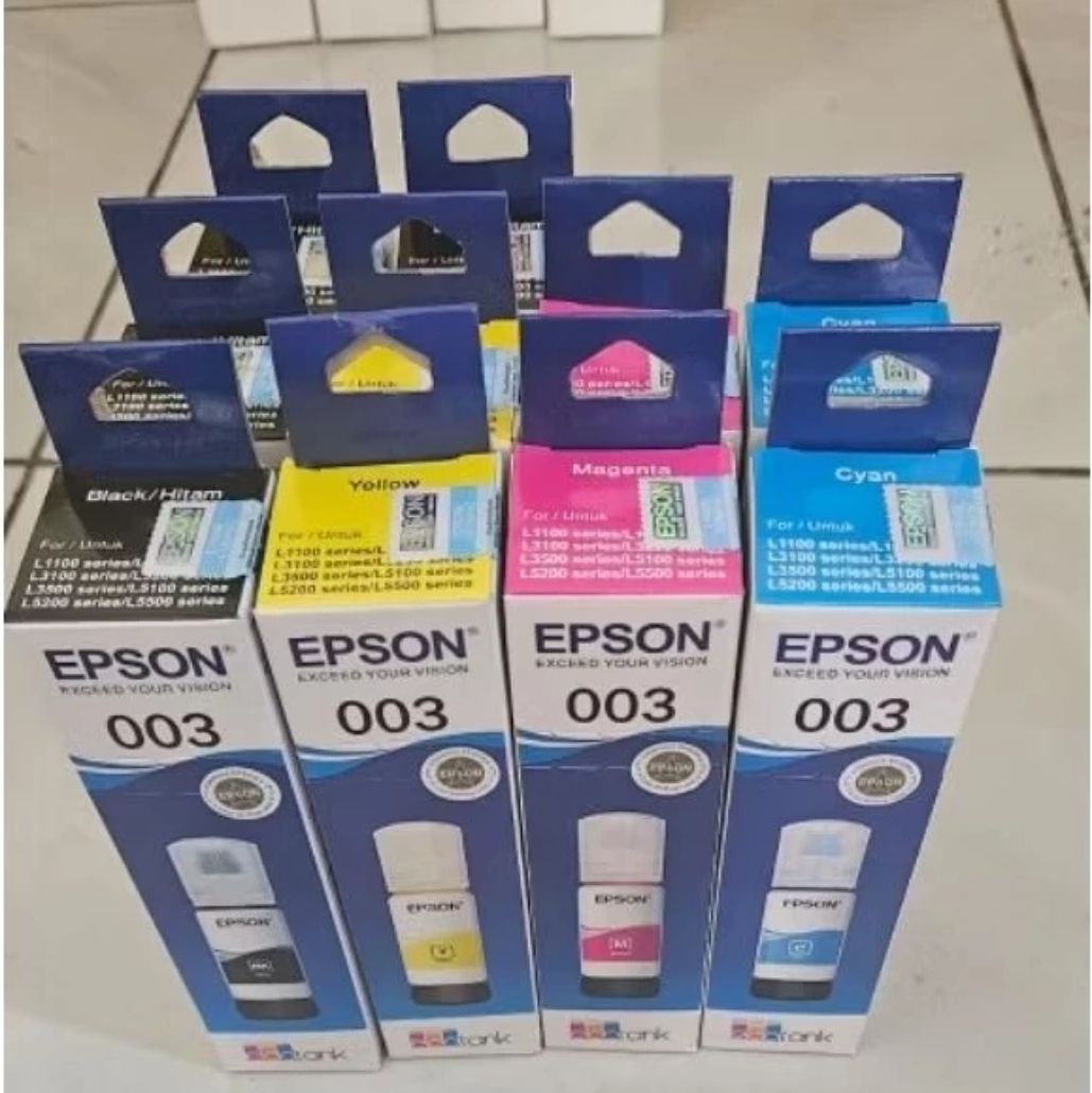Tinta Epson Original 003 C-M-Y-K