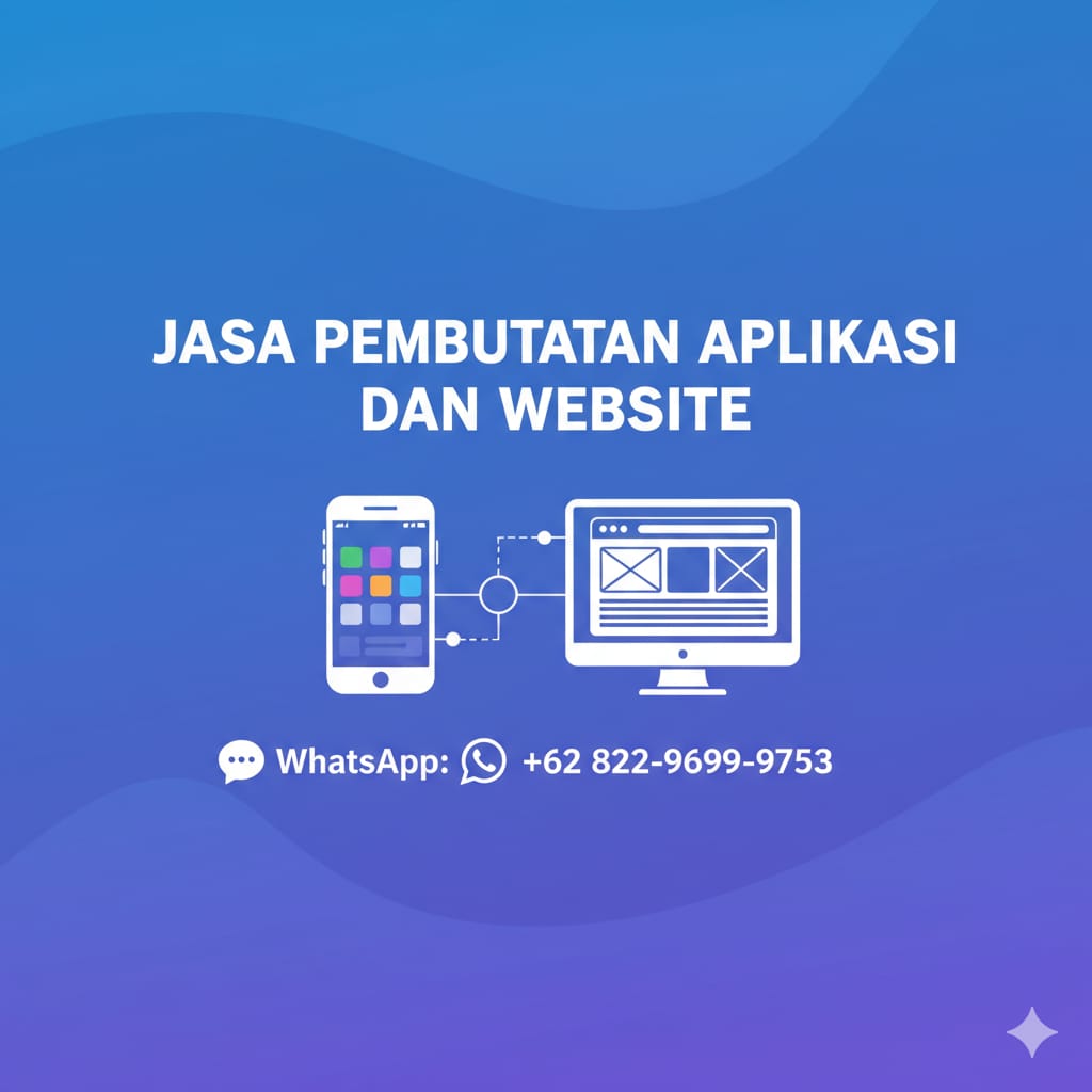 JASA PEMBUATAN APLIKASI DAN WEBSITE