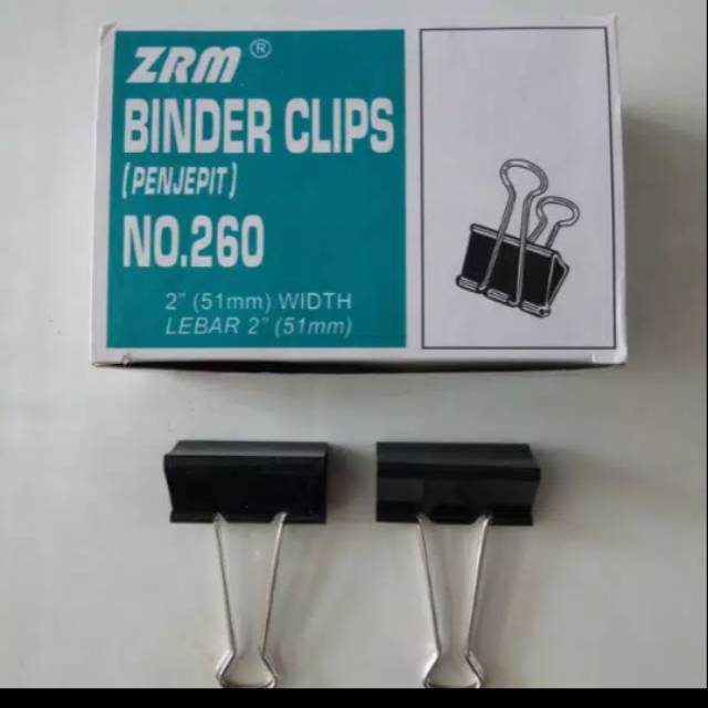BINDER CLIPS ZRM 260