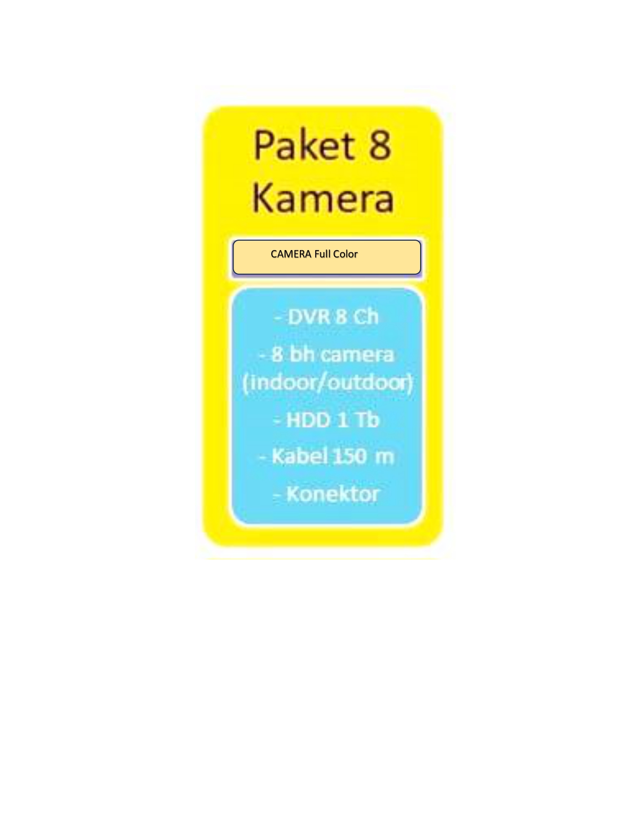CCTV PAKET 8 CAMERA