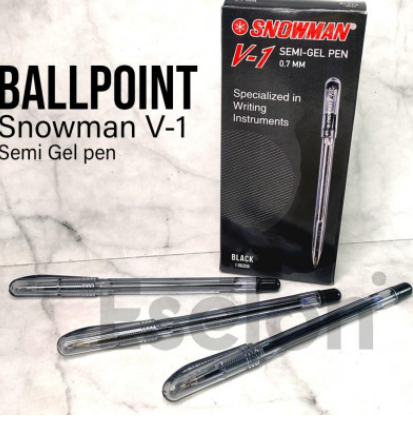 Ballpoint Snowman V1