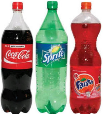 Soft drink, cocacola, fanta, sprite