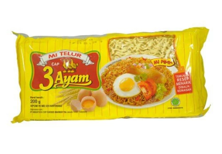 Mie biasa/telur/kuning