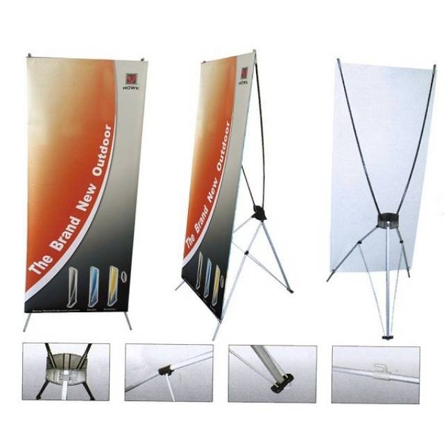 X / Y Banner bahan Albatros 60x160 cm