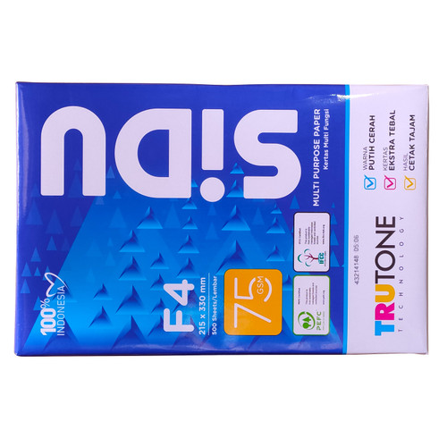 Kertas HVS Folio (F4) SIDU 75 gsm