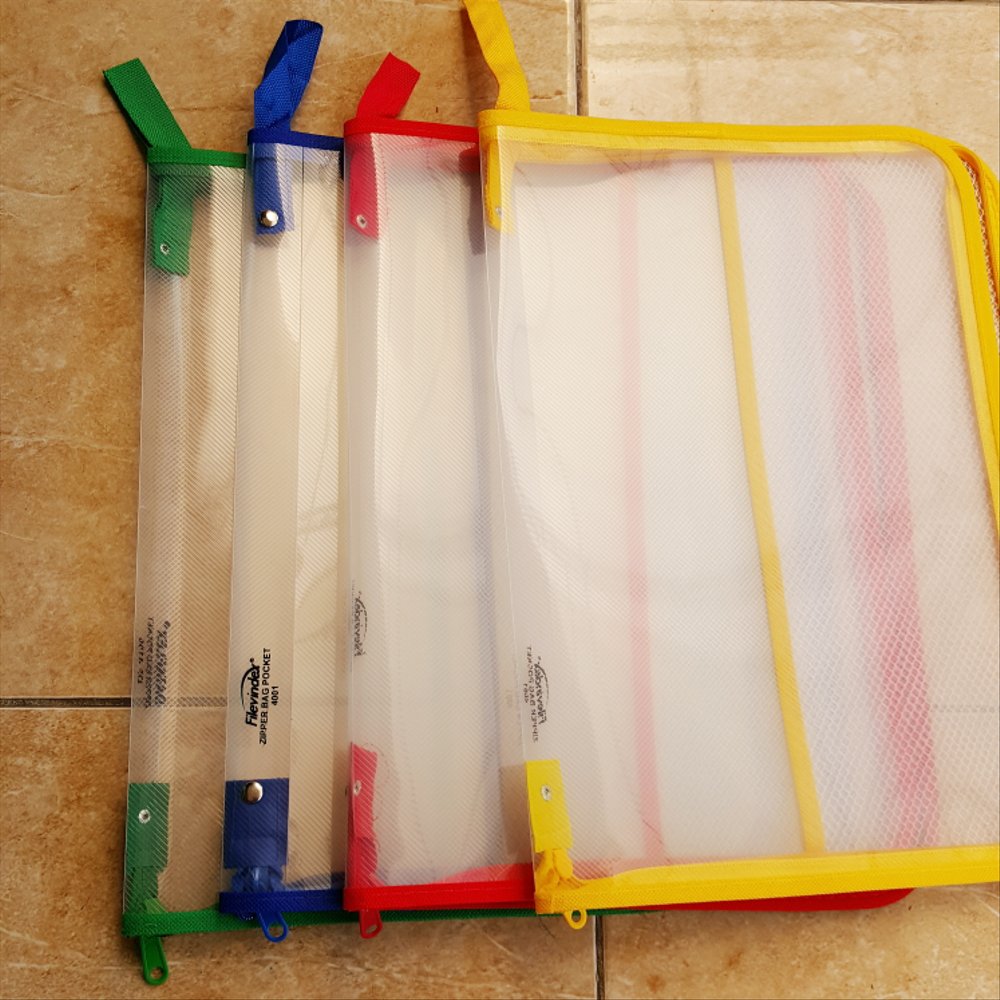 Map Plastik Zipper Bag per Lusin