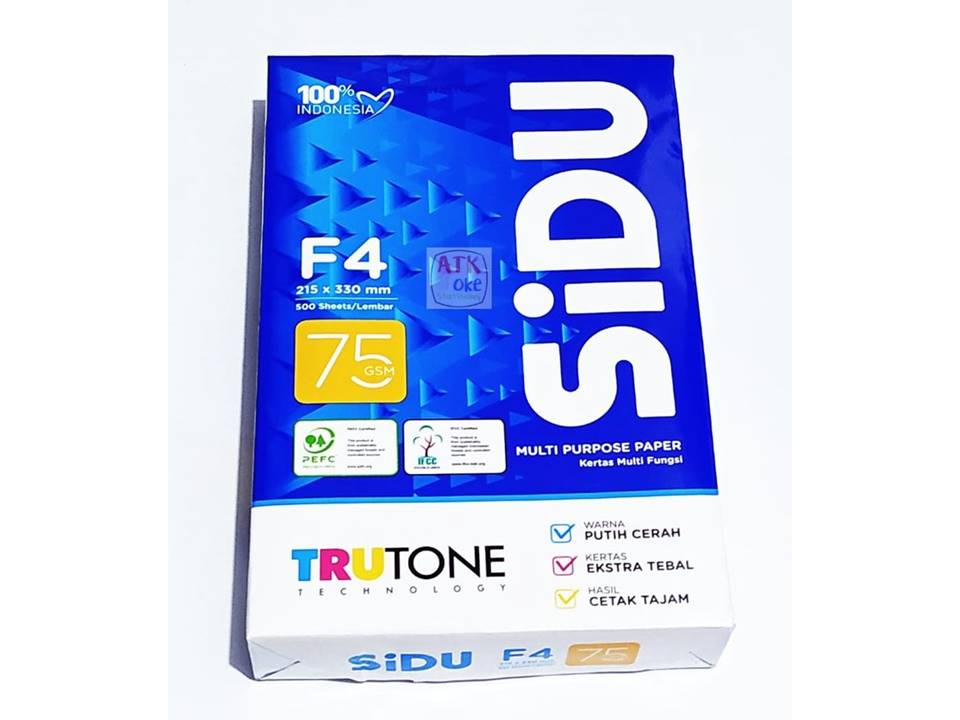 KERTAS SIDU F4 75 GSM