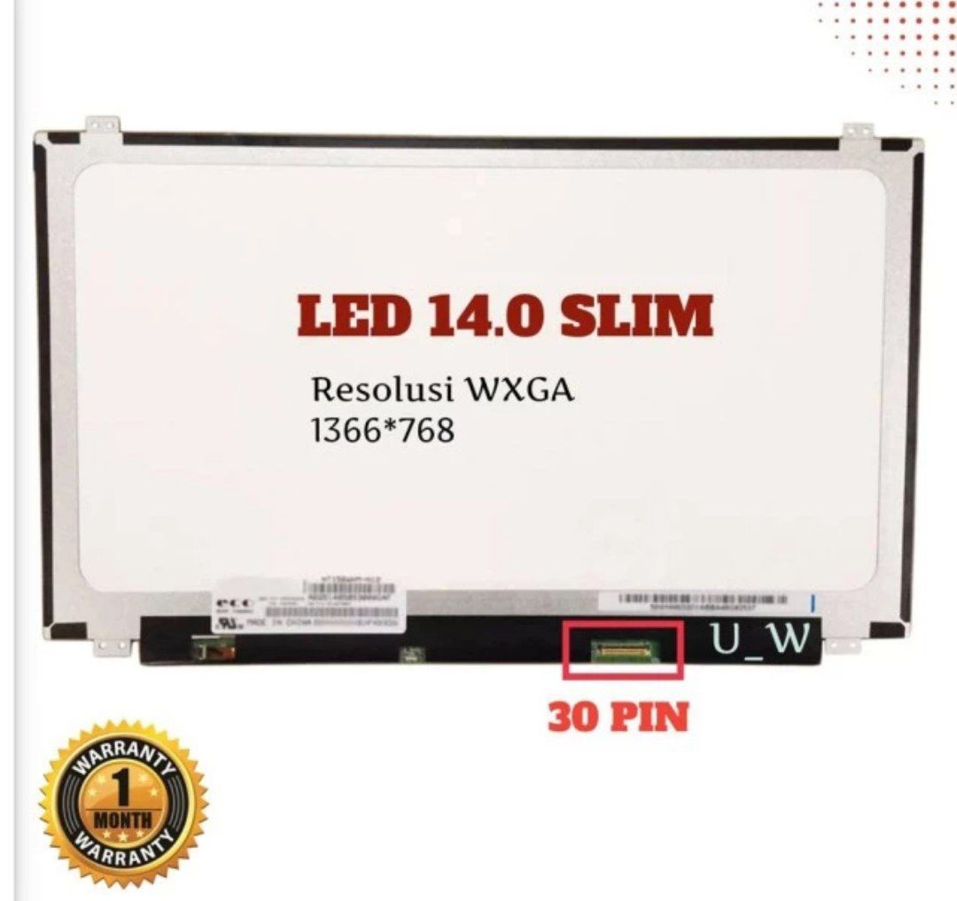 LCD Laptop 14 Inci Nontouch