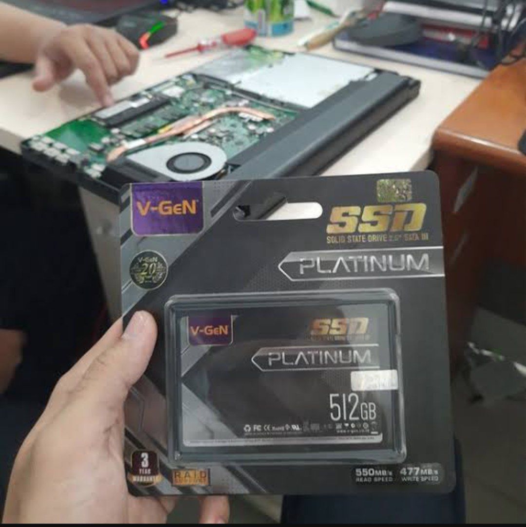 Jasa Migrasi HDD ke SSD (Pasang, instal ulang dan back up data) 
