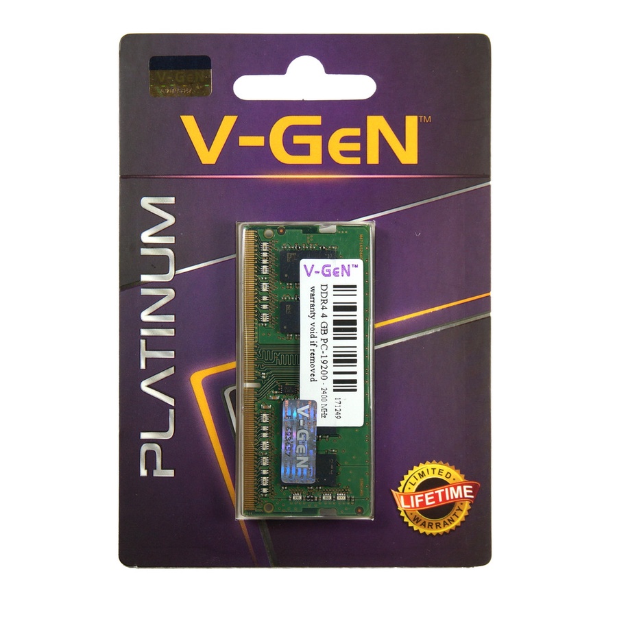 RAM DDR3 3 VGen Platinum  4 GB PC &amp; Laptop PC3-PC3L